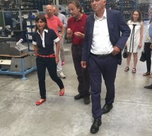 La Presidente Debora Serracchiani in visita delle aziende della Bassa Friulana insieme al consigliere Pietro Paviotti